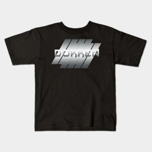 Metallic Illustration dokken Kids T-Shirt